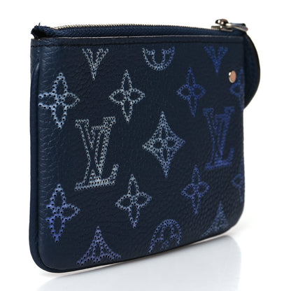 Louis Vuitton Mahina Flight Mode Key Pouch Bleu Marine 3 of 7