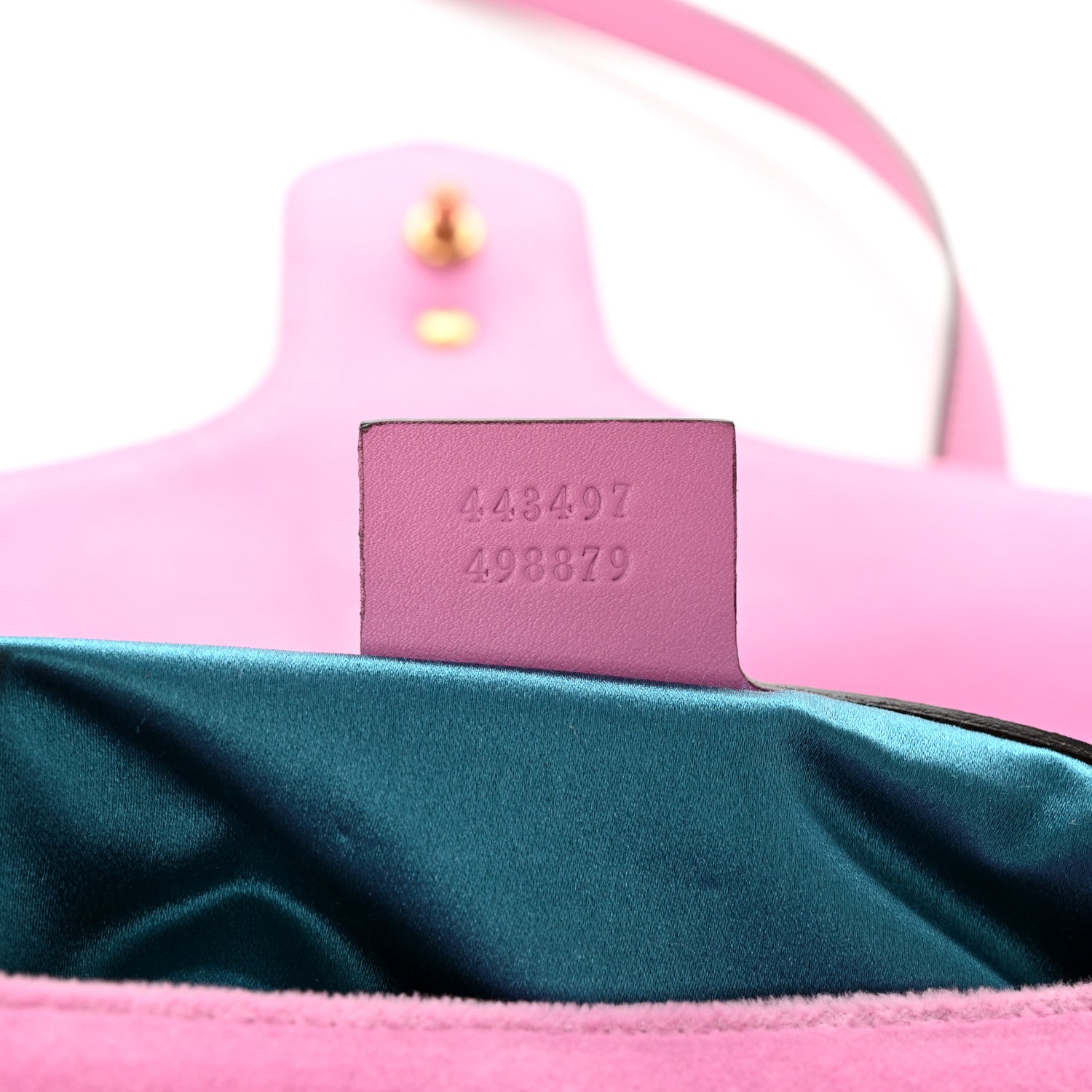 Gucci Velvet Matelasse Marquise Crystals Embroidered Small GG Marmont Shoulder Bag Malva 7 of 11