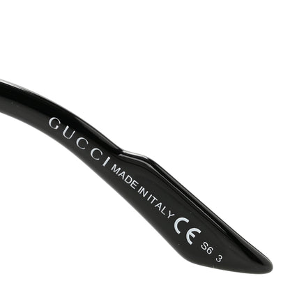 Gucci Acetate Aviator Web Sunglasses GG 1622/S Black 5 of 8