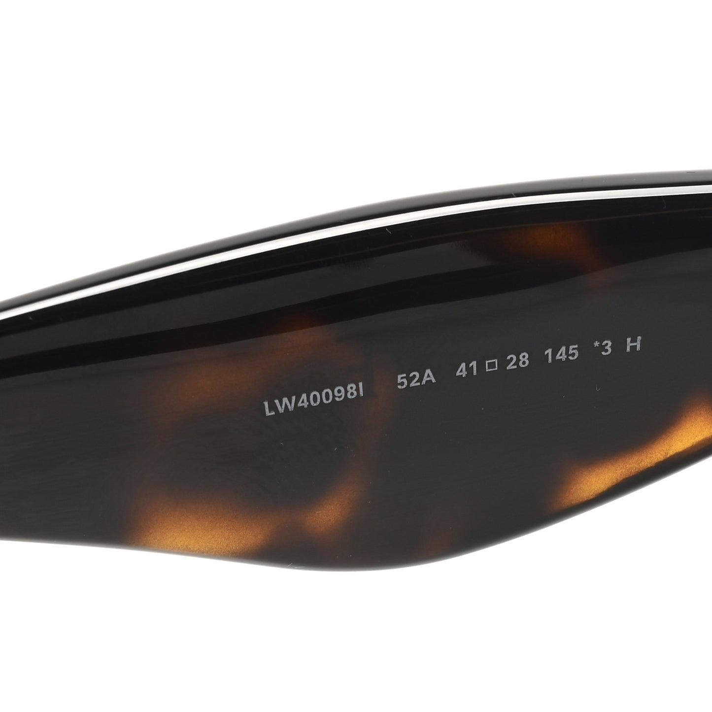 Acetate Inflated LW400981 Square Sunglasses Tortoise