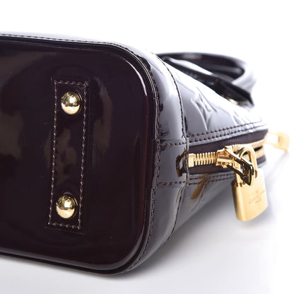 Louis Vuitton Vernis Alma BB Amarante 10 of 11
