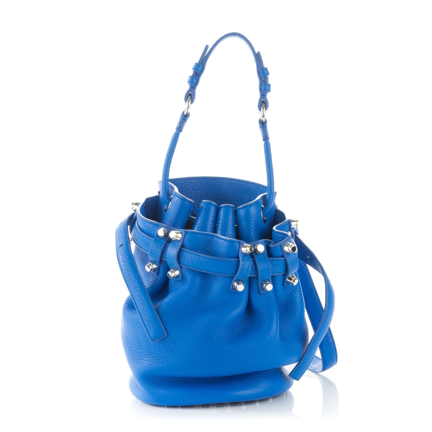 Alexander Wang Pebbled Lambskin Diego Air Force Rhodium Hardware 1 of 6