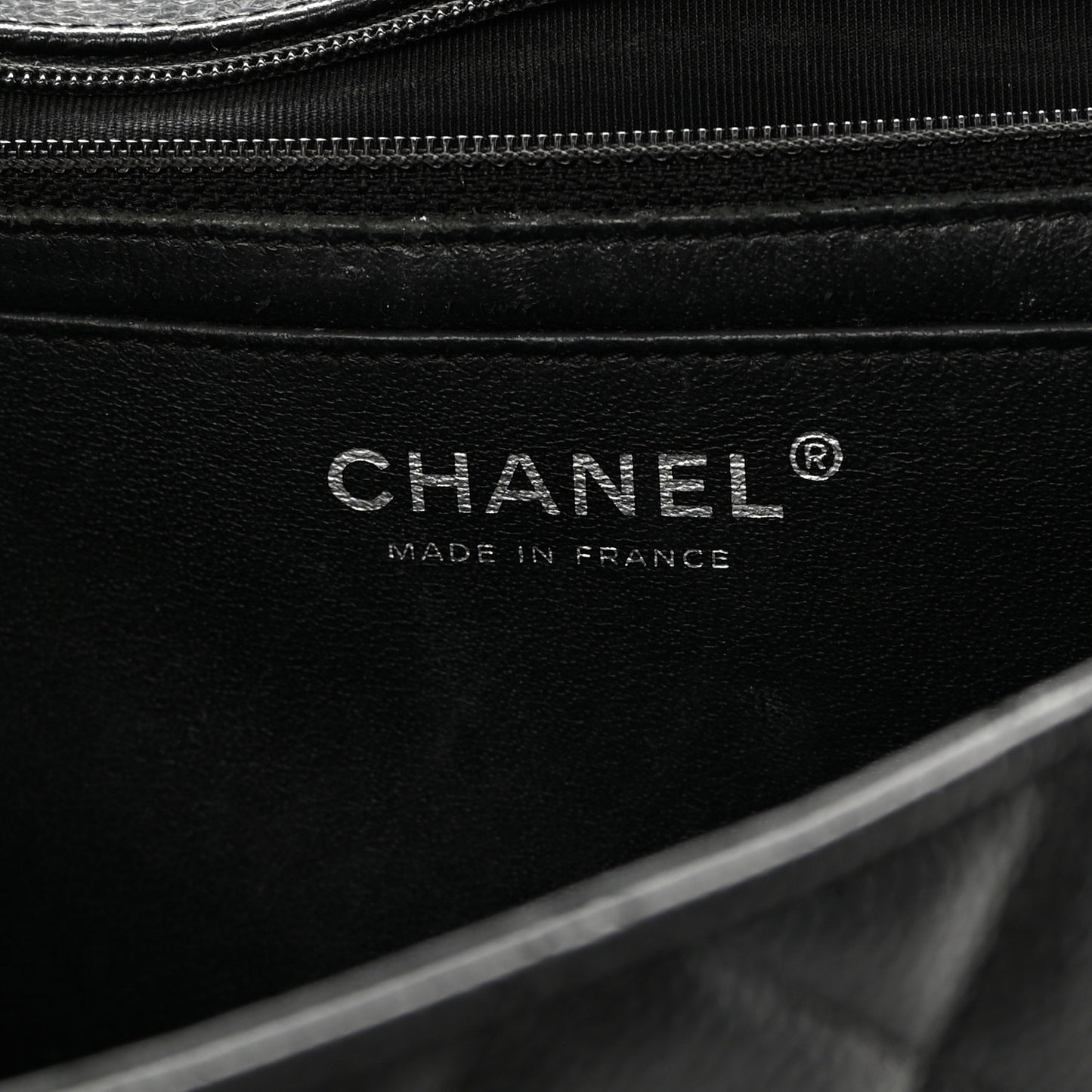 Caviar Quilted Jumbo Single Flap Black