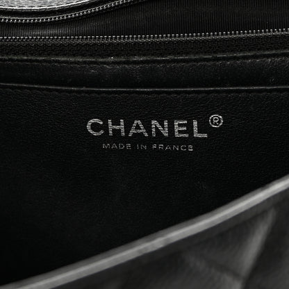 Chanel Caviar Quilted Jumbo Single Flap Black 6 of 18