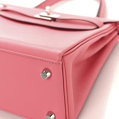 Hermes Swift Kelly Retourne 25 Rose Azalee 10 of 14