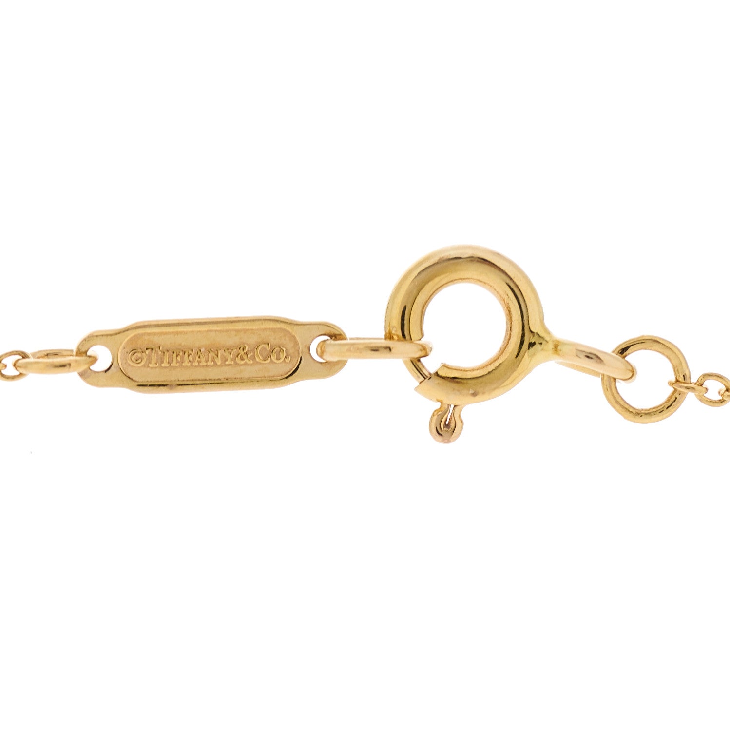 Tiffany 18K Rose Gold Mini Heart Key Pendant Necklace 5 of 6