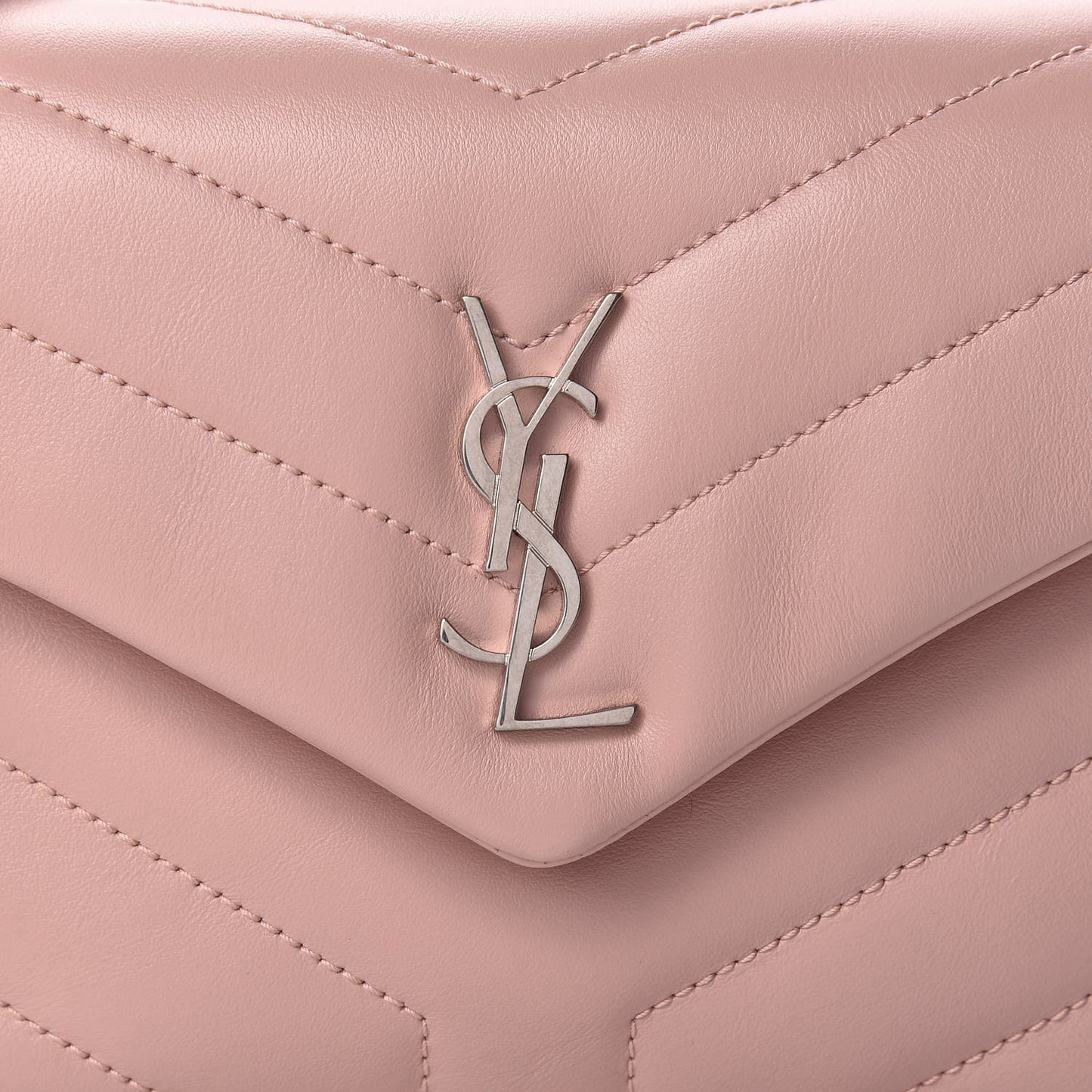 Calfskin Y Quilted Monogram Toy Loulou Crossbody Bag Tender Pink