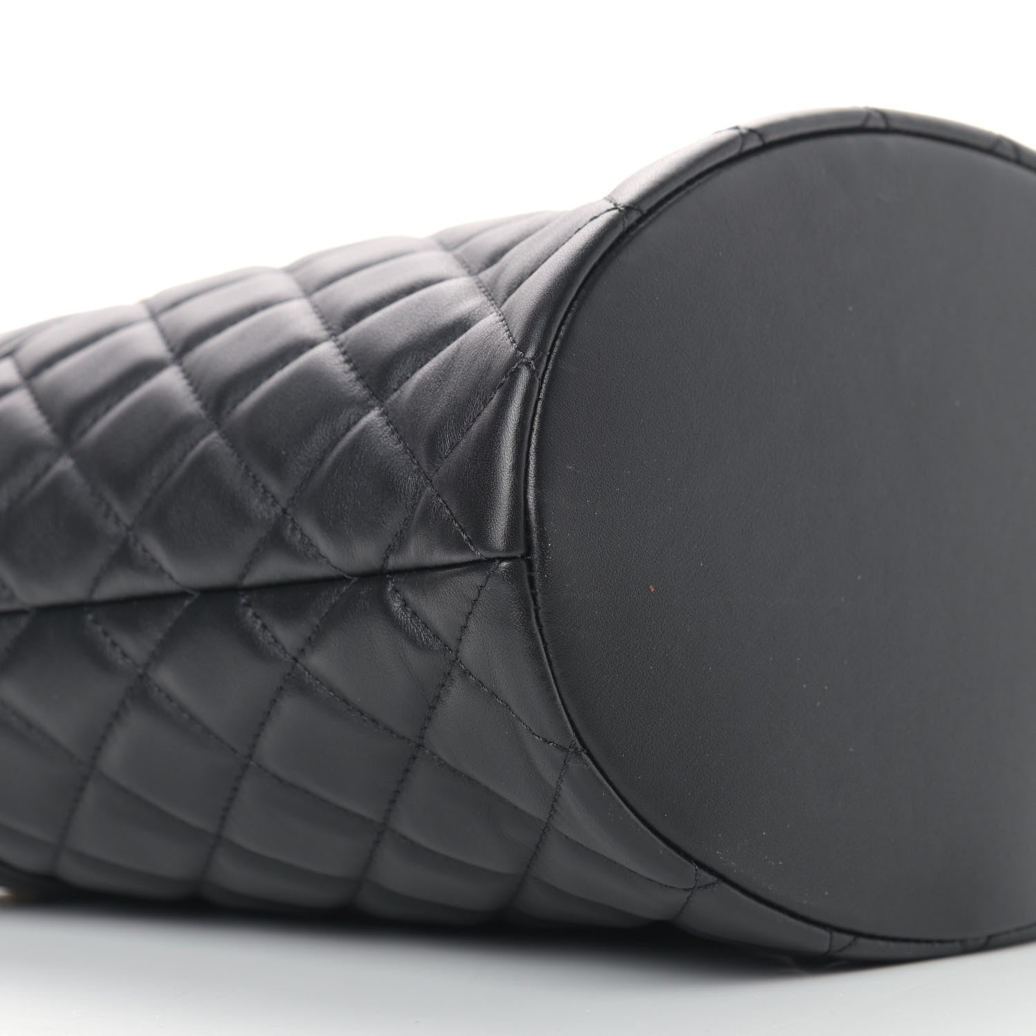 Chanel Calfskin Quilted Boy Bucket Bag Black 8 of 9