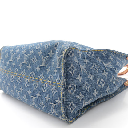 Louis Vuitton Monogram Denim Onthego MM Blue 9 of 9