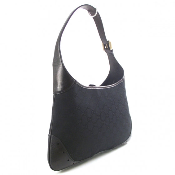 Gucci Monogram Punch Hobo Black 3 of 11