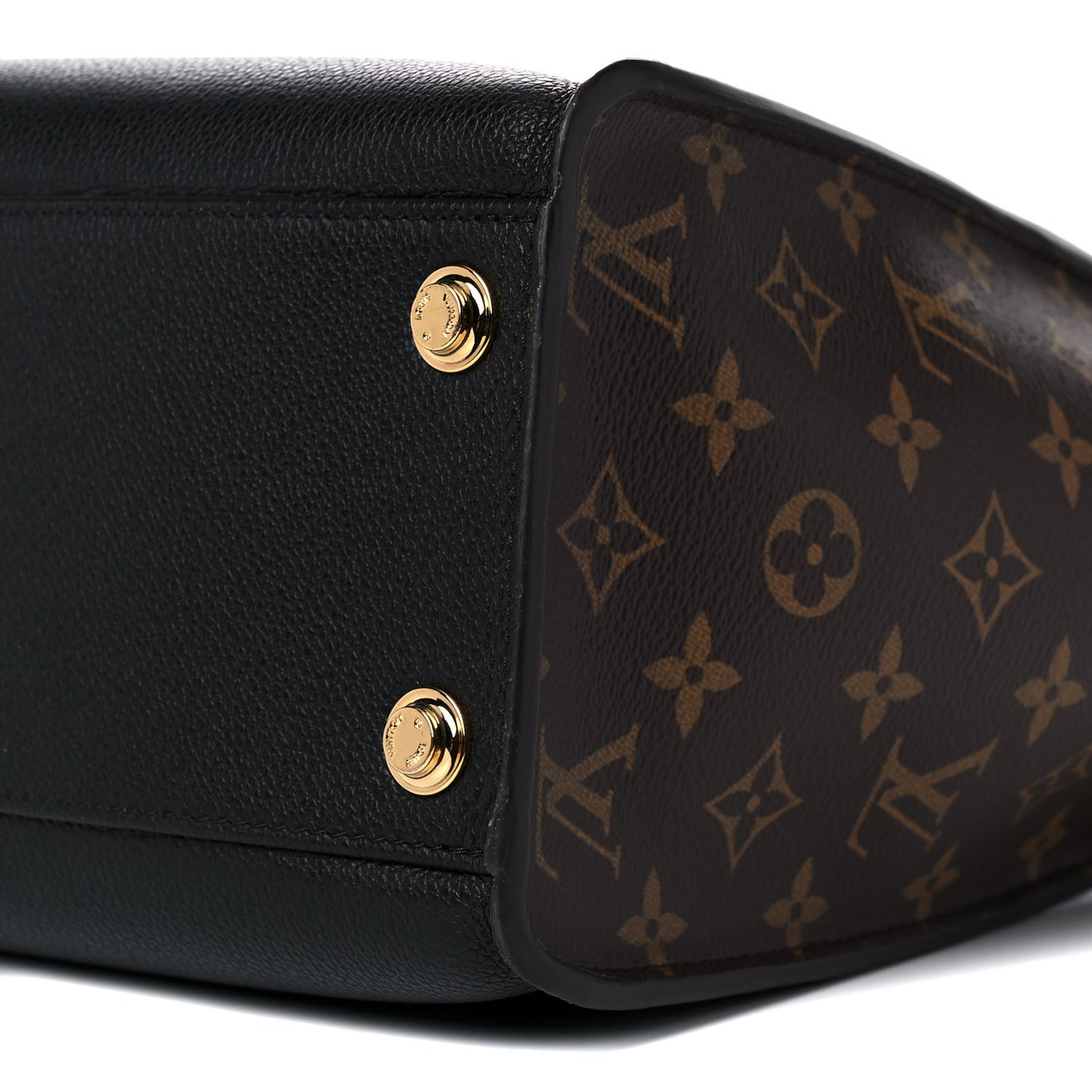 Calfskin Monogram On My Side Black