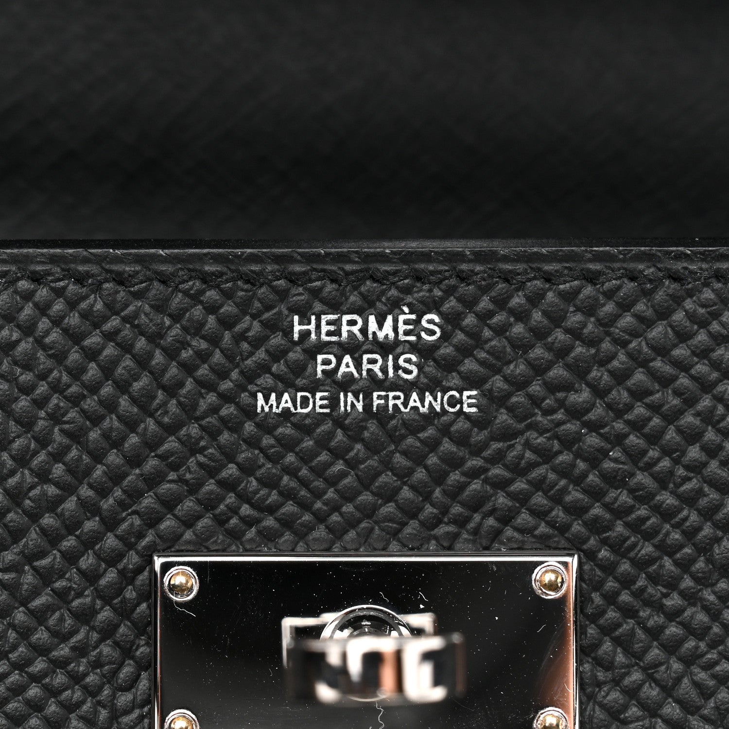 Hermes Epsom Kelly Wallet To Go Black 6 of 10
