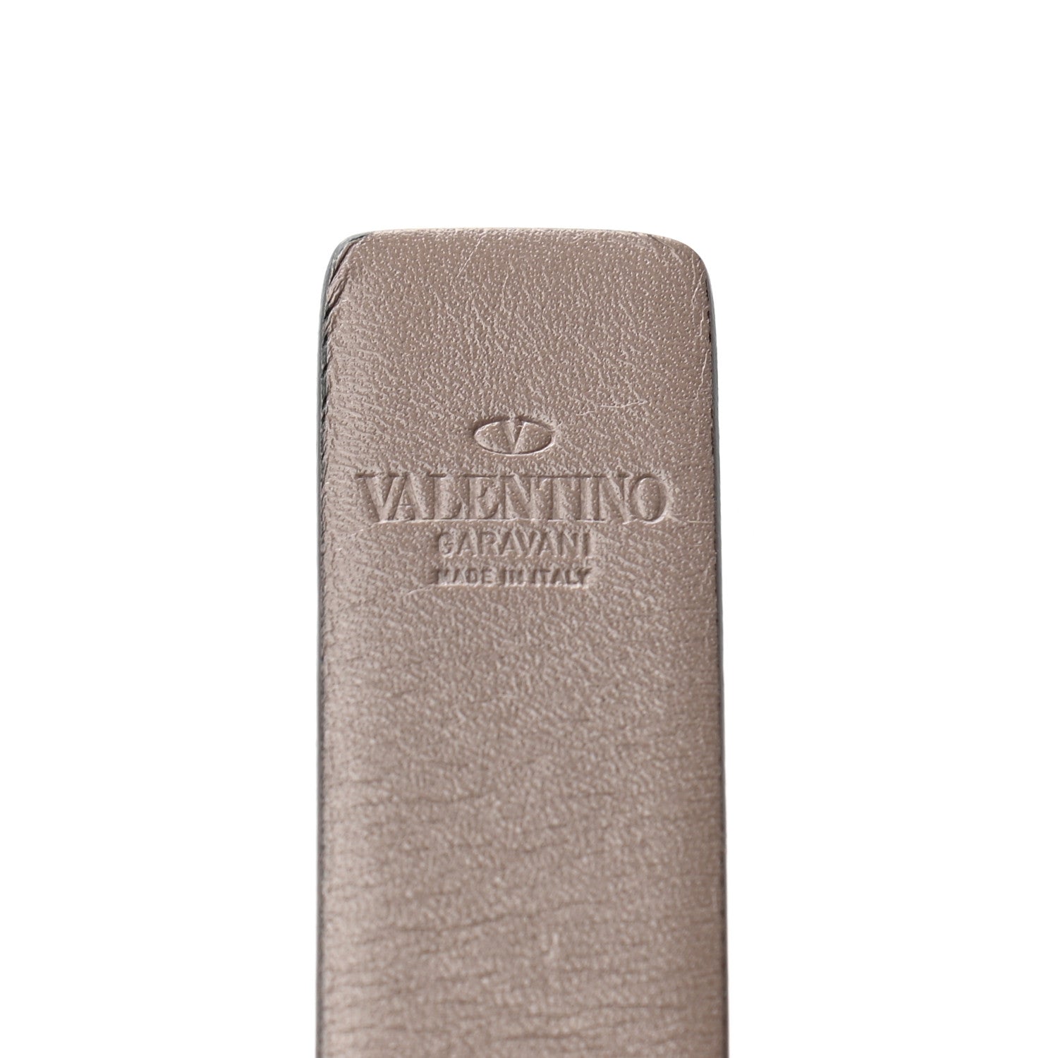 Valentino Garavani Glossy Calfskin VLogo Reversible Belt 80 32 Poudre Pink 5 of 6