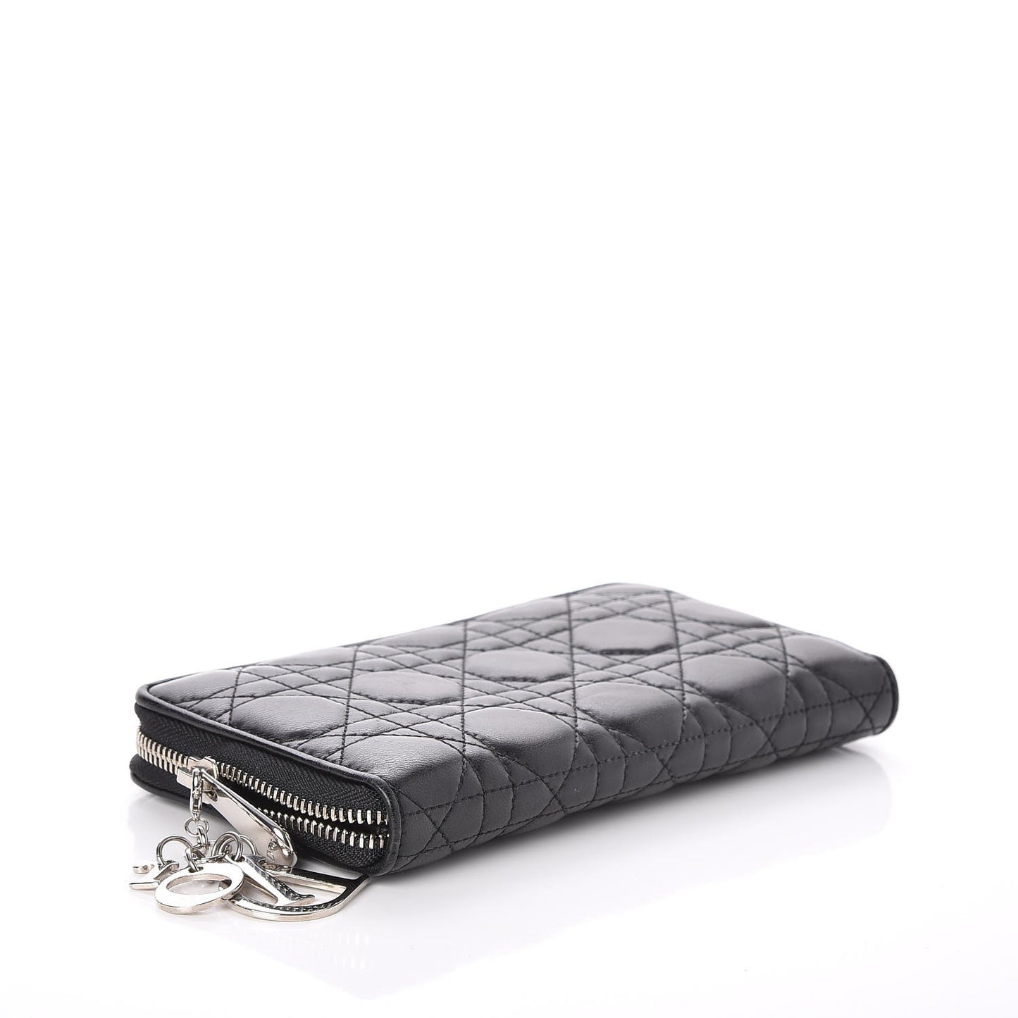 Lambskin Cannage Voyageur Wallet Black