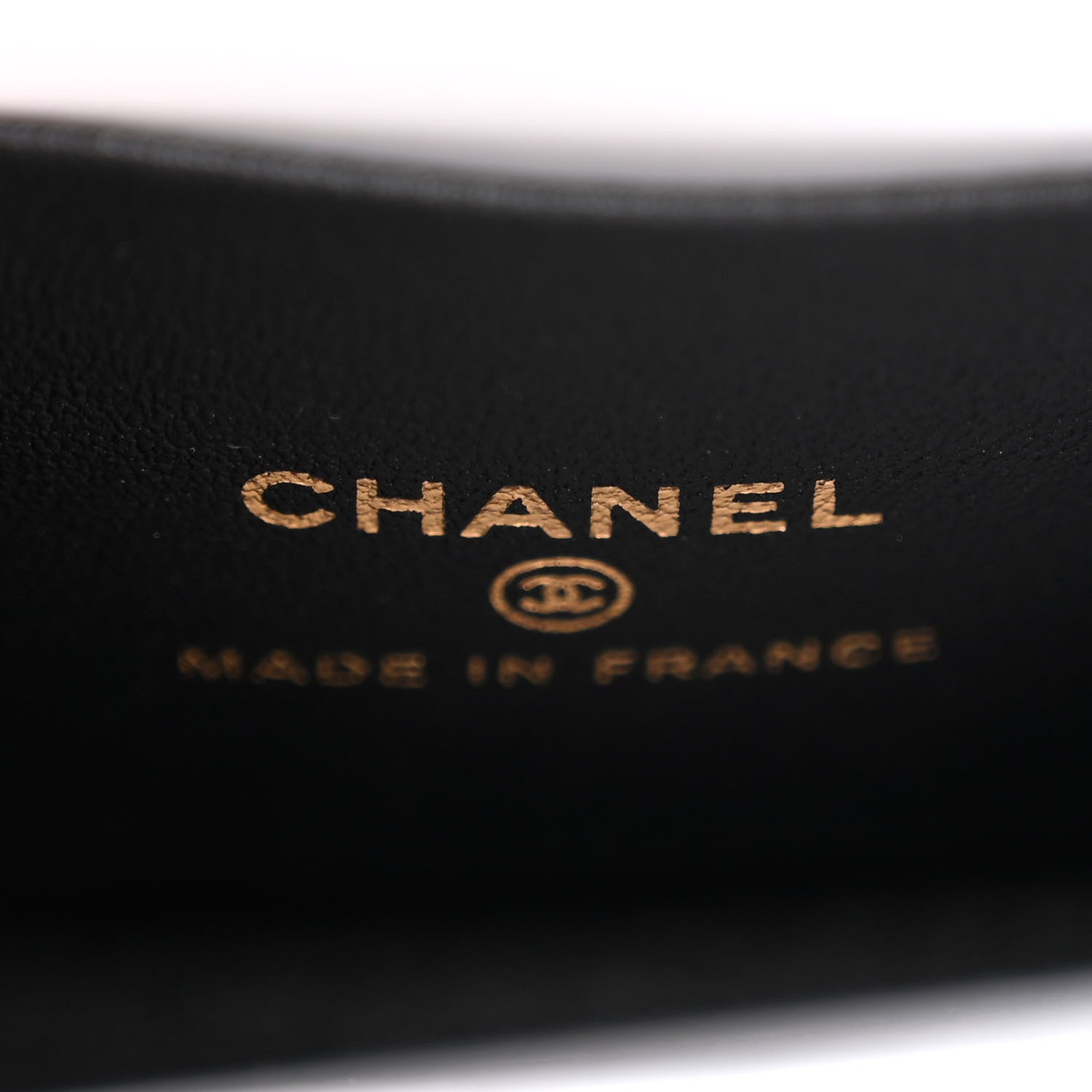 Chanel Lambskin Quilted Top Handle Flap Clutch With Chain Black 6 of 10