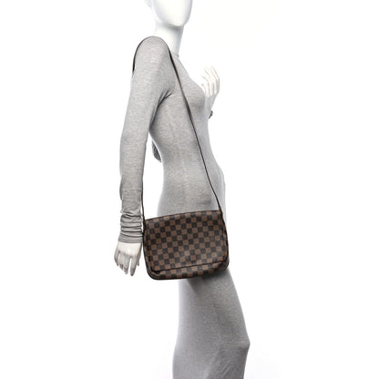 Louis Vuitton Damier Ebene Musette Tango Long Strap 2 of 9