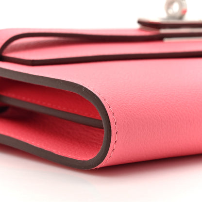 Hermes Evercolor Kelly To Go Wallet Rose Azalee 10 of 10
