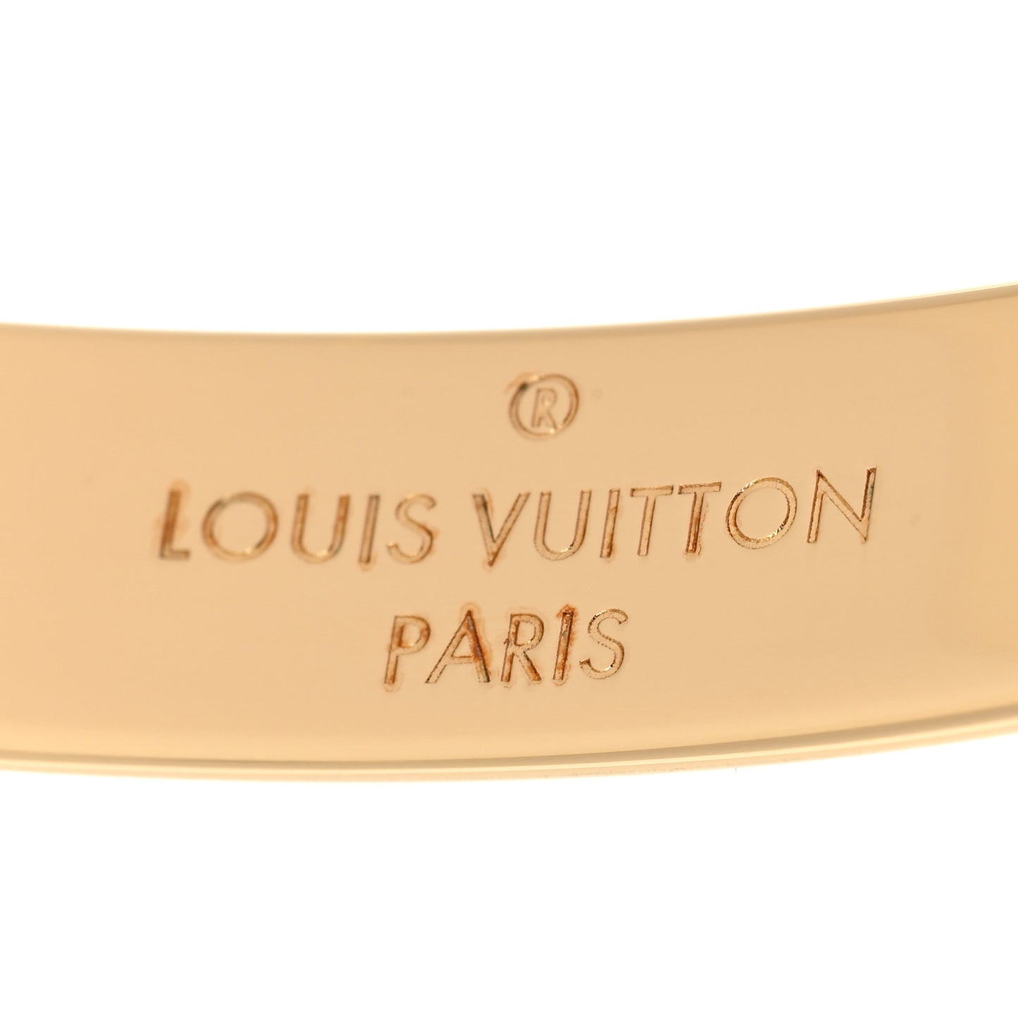 Brass Monogram Nanogram Cuff S Gold