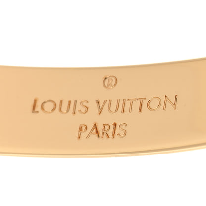 Louis Vuitton Brass Monogram Nanogram Cuff S Gold 4 of 6