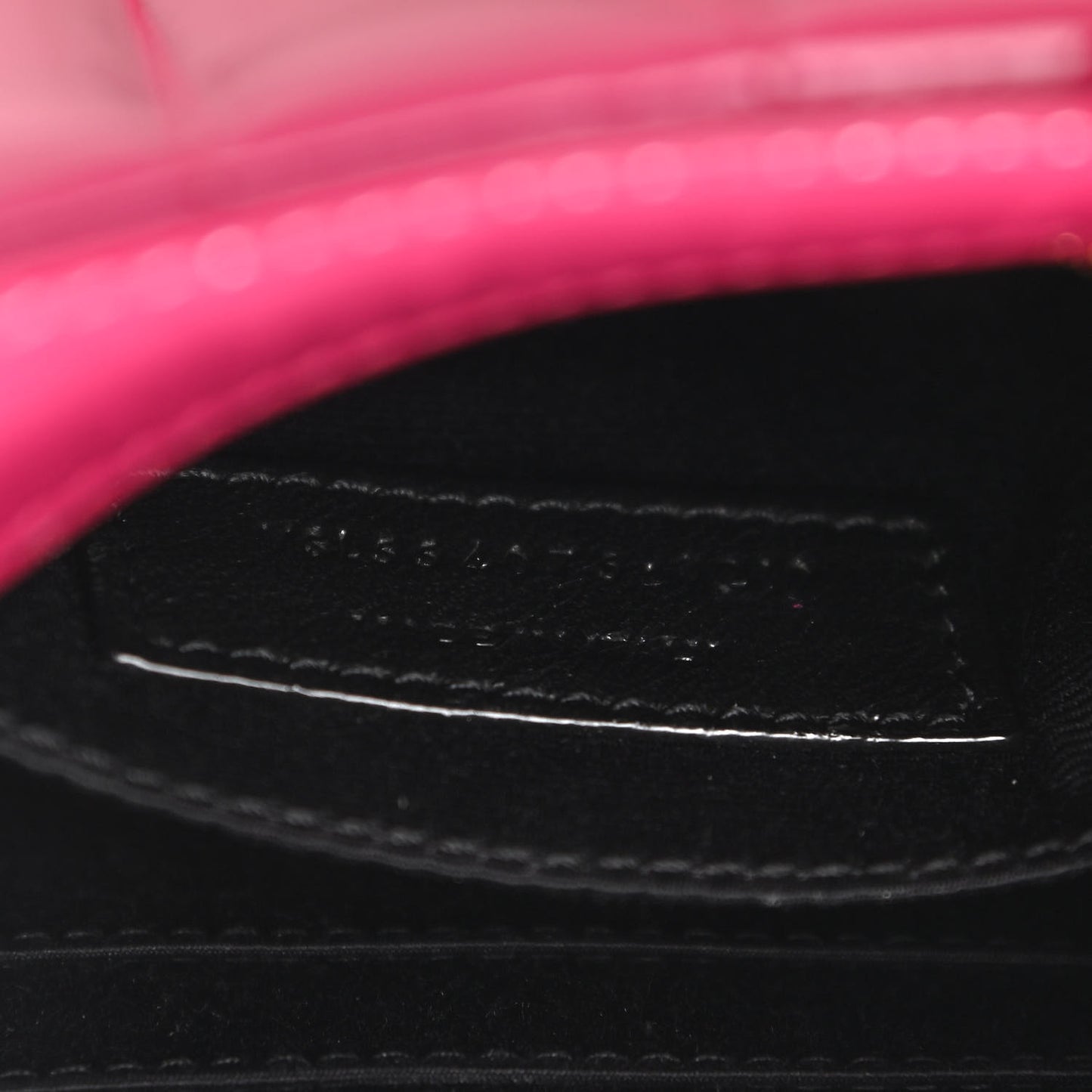 Patent Matelasse Monogram Toy Vicky Camera Bag Bubblegum