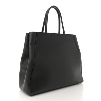 Fendi Vitello Elite Large 2Jours Tote Black 3 of 13