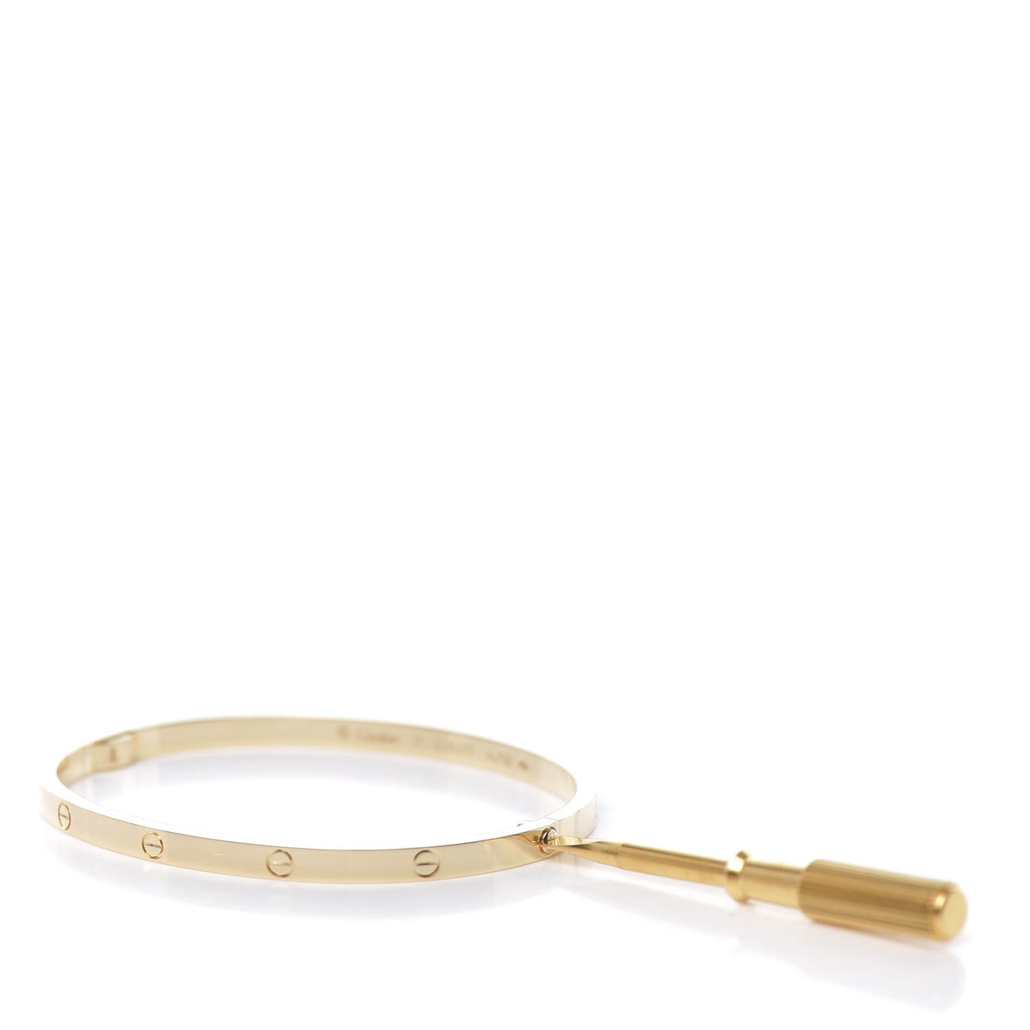 18K Yellow Gold Small LOVE Bracelet 17