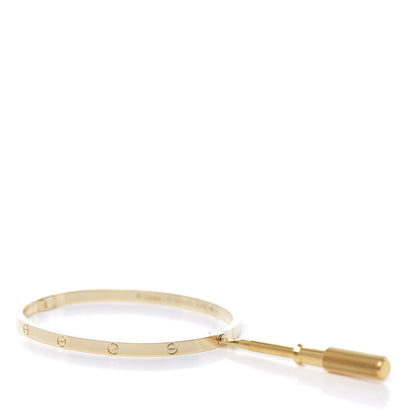 Cartier 18K Yellow Gold Small LOVE Bracelet 17 5 of 6