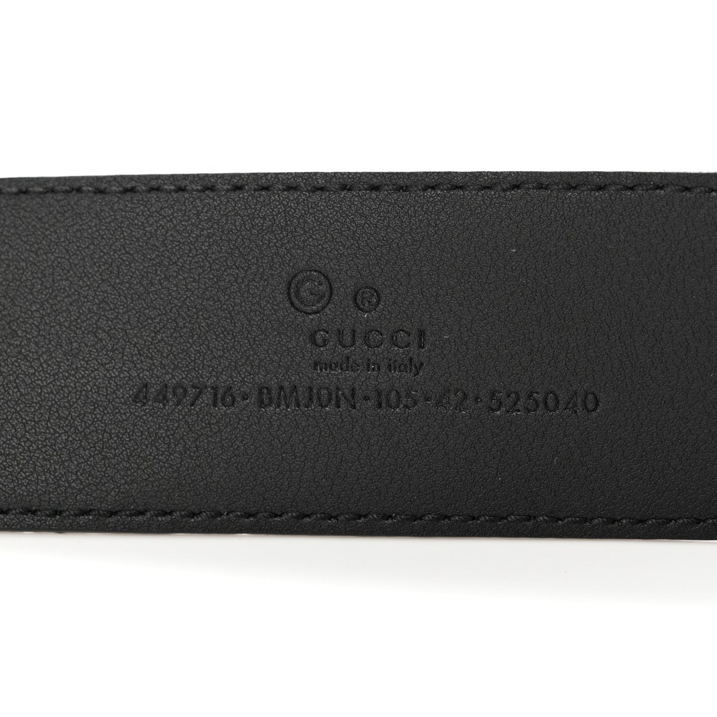 Microguccissima Belt 105/42 Black