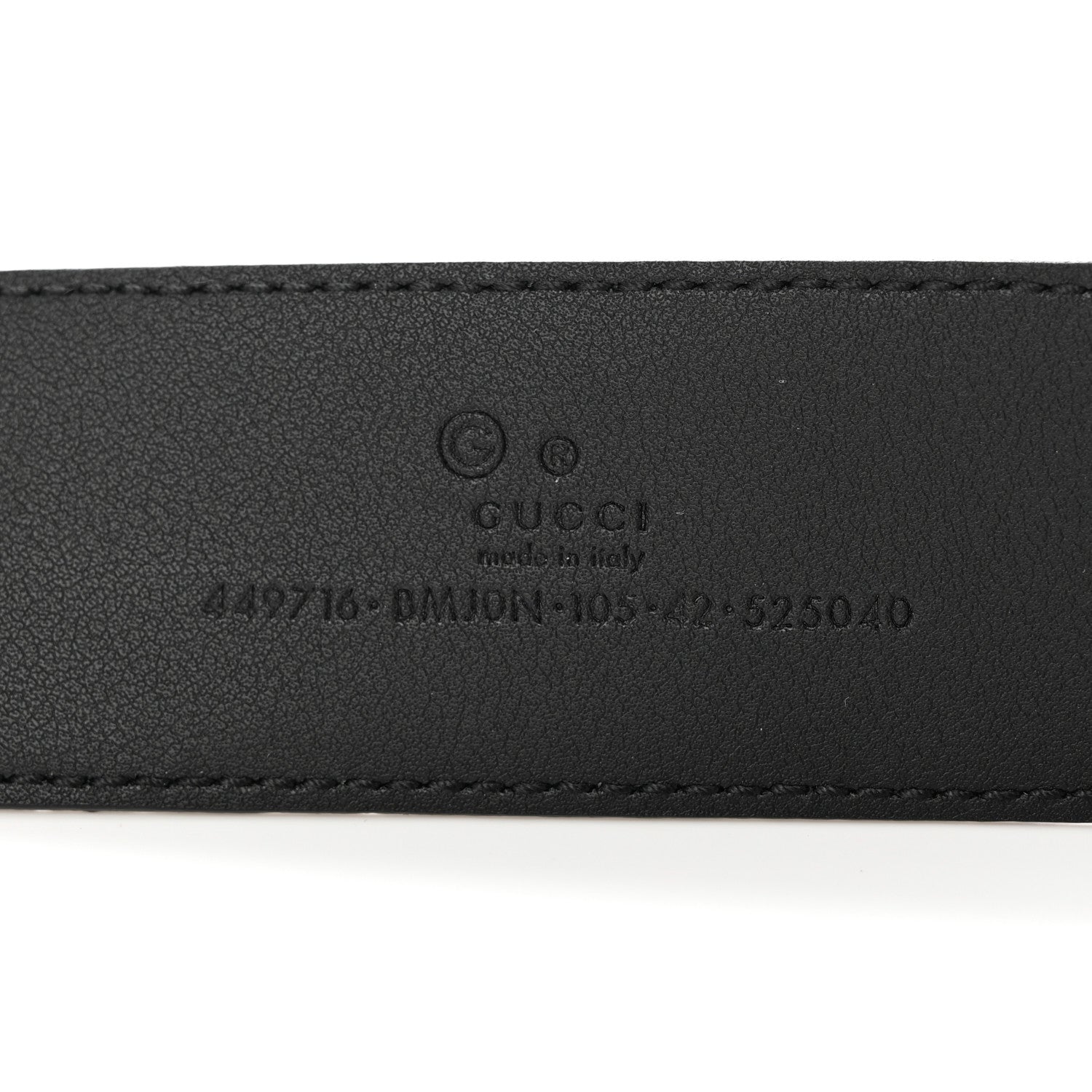 Gucci Microguccissima Belt 105/42 Black 3 of 5