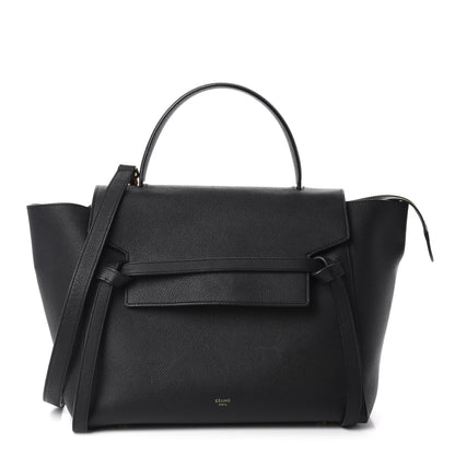 Celine Grained Calfskin Mini Belt Bag Black 1 of 11