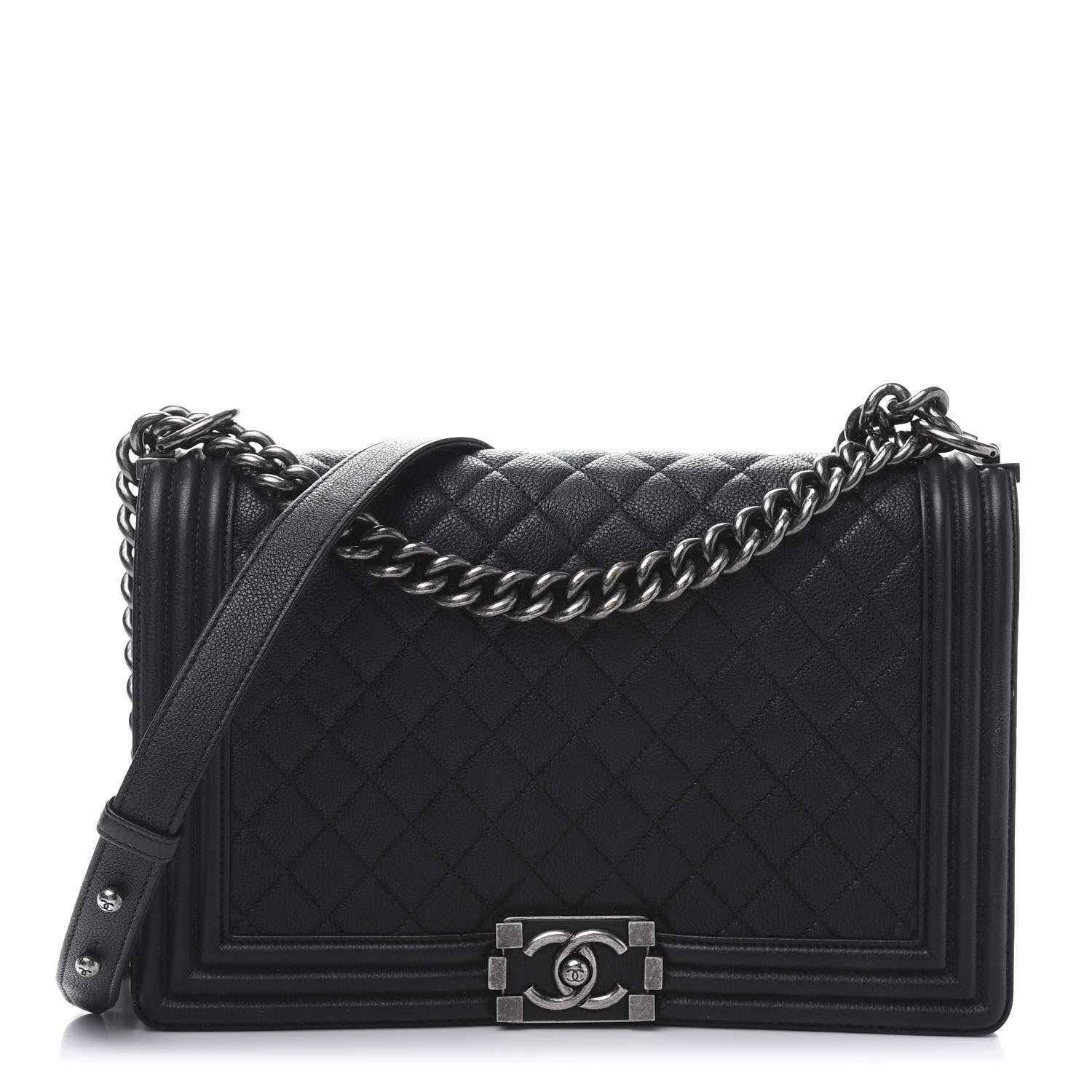 Chanel Caviar Quilted New Medium Boy Flap Black 1 of 14
