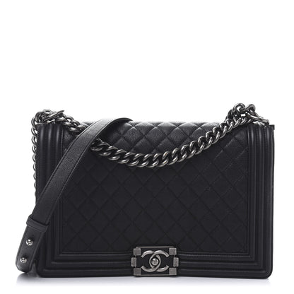 Chanel Caviar Quilted New Medium Boy Flap Black 1 of 14