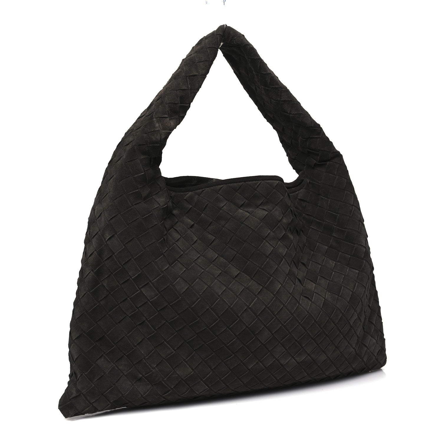 Bottega Veneta Suede Intrecciato Medium Hop Fondant 3 of 9