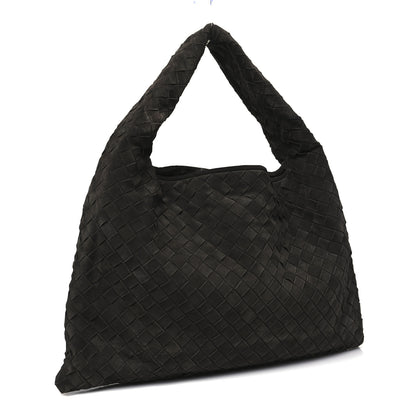 Bottega Veneta Suede Intrecciato Medium Hop Fondant 3 of 9