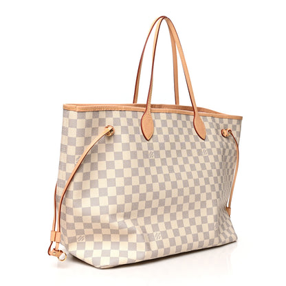 Louis Vuitton Damier Azur Neo Neverfull GM Rose Ballerine 4 of 11