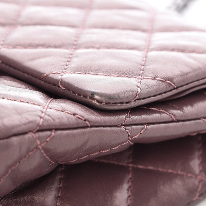 Chanel Metallic Aged Calfskin Quilted 2.55 Reissue 226 Flap Rose Fonce 10 of 11