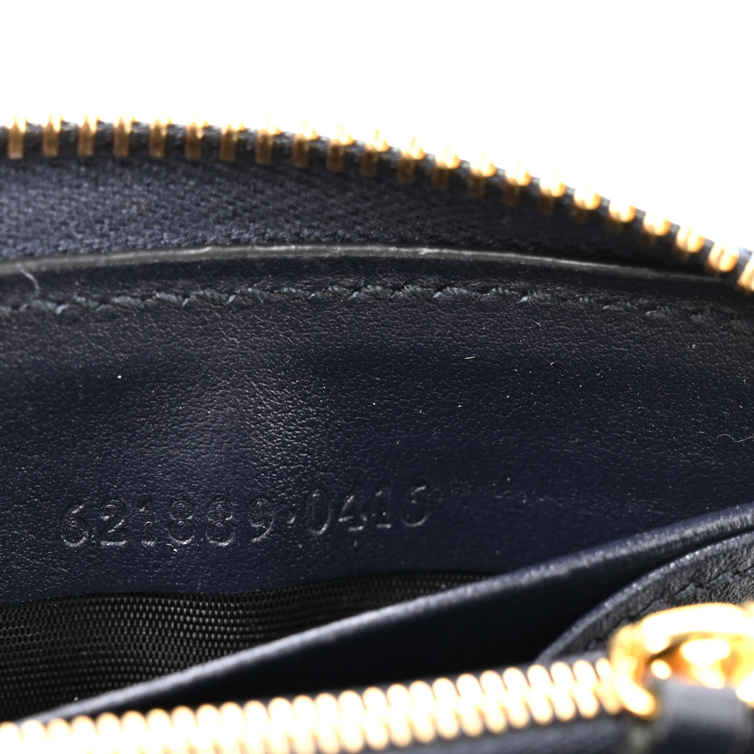 Gucci Canvas Azalea Calfskin Horsebit 1955 Zip Around Wallet Beige Blue 8 of 9