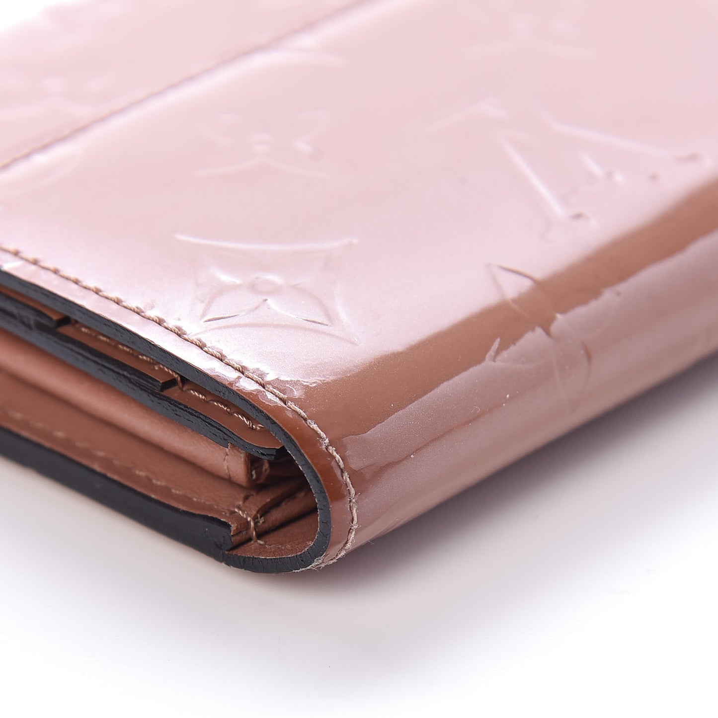 Vernis Sarah Wallet Rose Velours