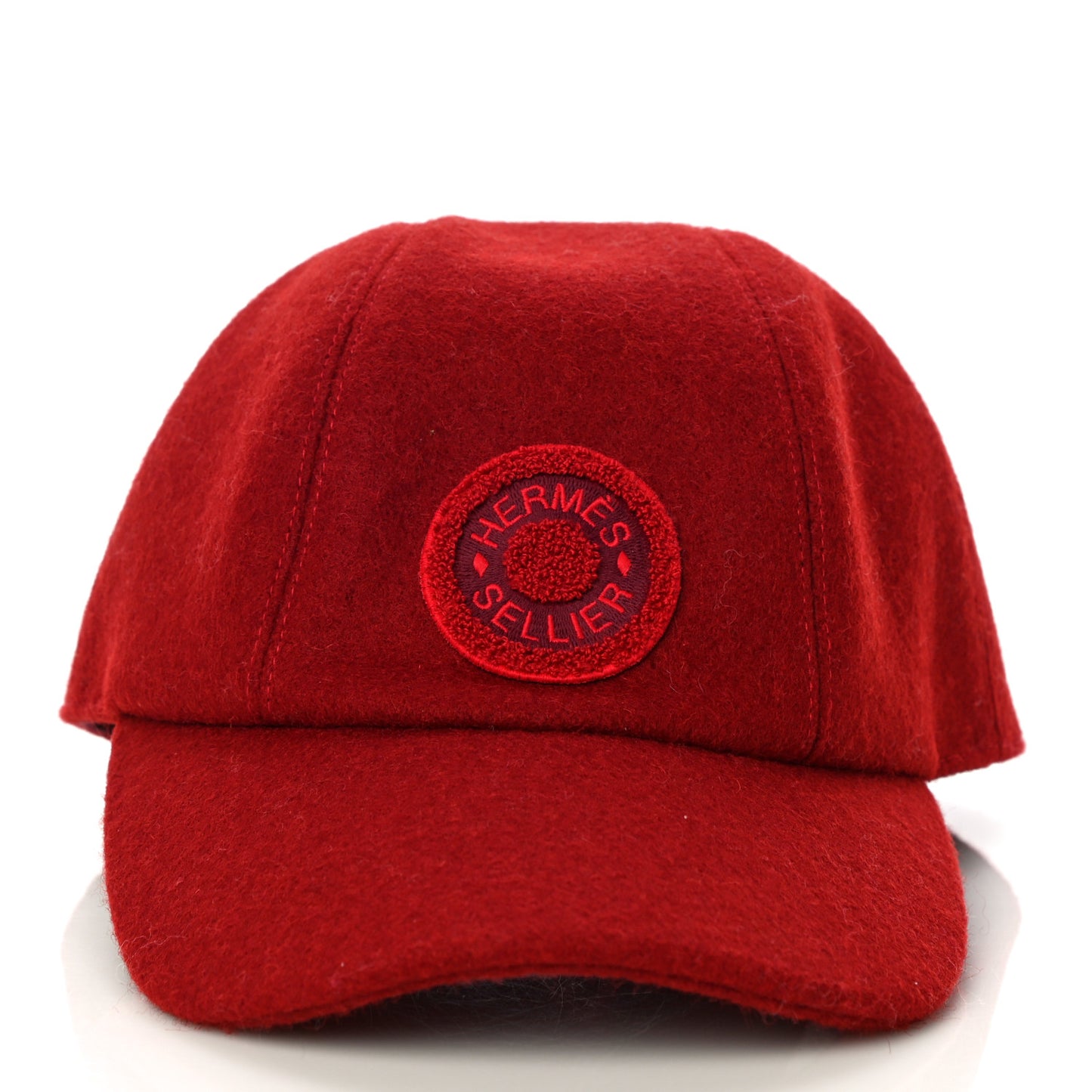 Wool Davis Varsity Cap 56 Rouge