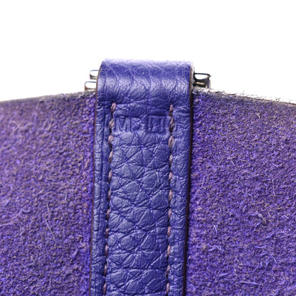 Hermes Taurillon Clemence Picotin Lock 22 MM Iris 7 of 14