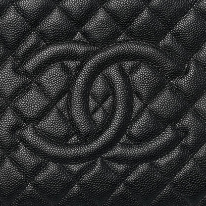 Chanel Caviar Quilted Grand Shopping Tote GST Black 8 of 12