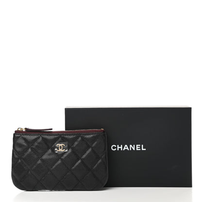 Chanel Caviar Quilted Small Cosmetic Case Black 8 of 8