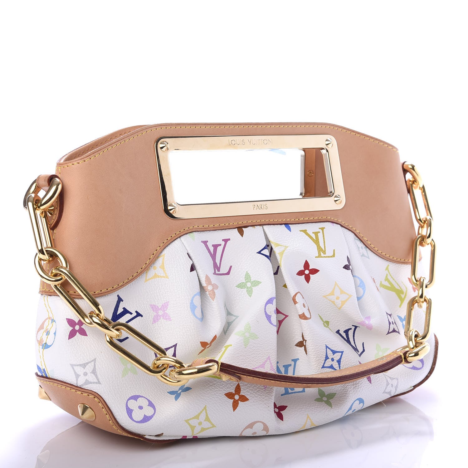 Louis Vuitton Monogram Multicolor Judy PM White 2 of 9
