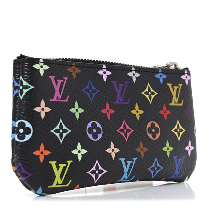 Louis Vuitton LV X TM Monogram Multicolor Key Pouch Black 3 of 7