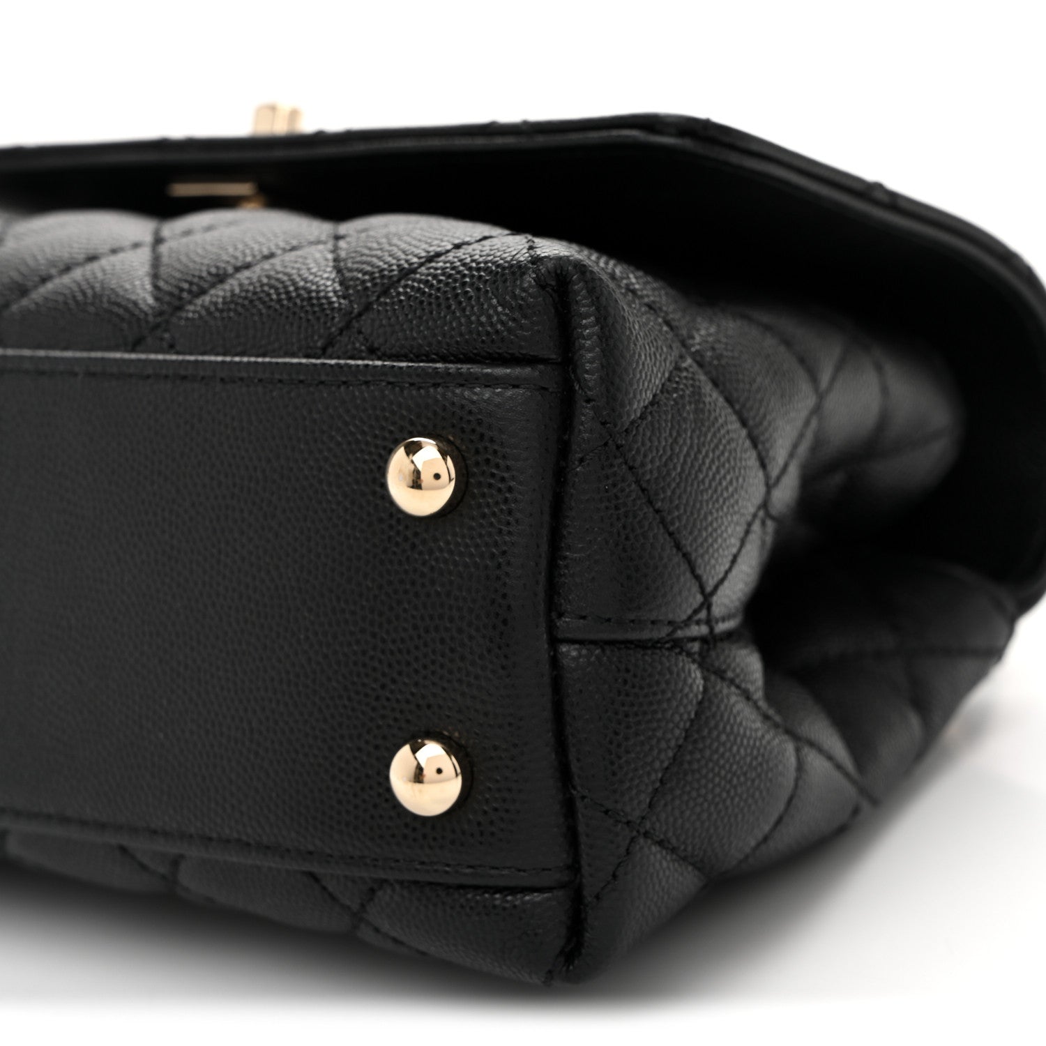 Chanel Caviar Quilted Mini Coco Handle Flap Black 9 of 9