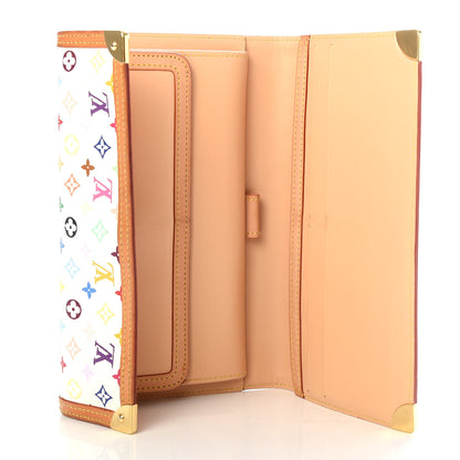 Louis Vuitton Monogram Multicolor Porte Tresor International Wallet White 5 of 8