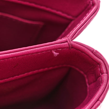 Chanel Lambskin Quilted Small Trendy CC Flap Dual Handle Bag Dark Pink 11 of 12