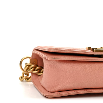 Chanel Caviar Quilted Small Boy Flap Pink 9 of 13