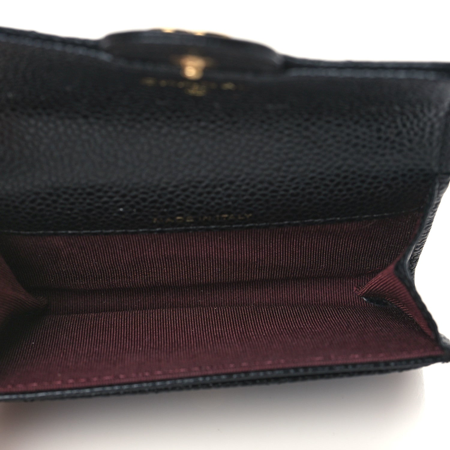 Chanel Caviar Quilted Flap Card Holder Wallet Black 5 of 8