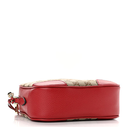 Gucci Monogram Mini Bree Messenger Bag Red 4 of 12